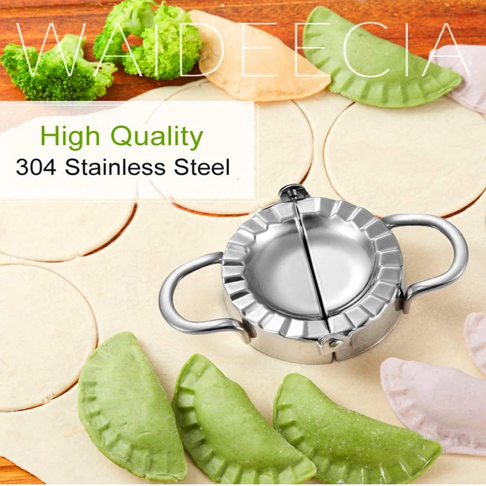 Molde de bolinho de aço inoxid - Dumpling Press Set avaliação e preço