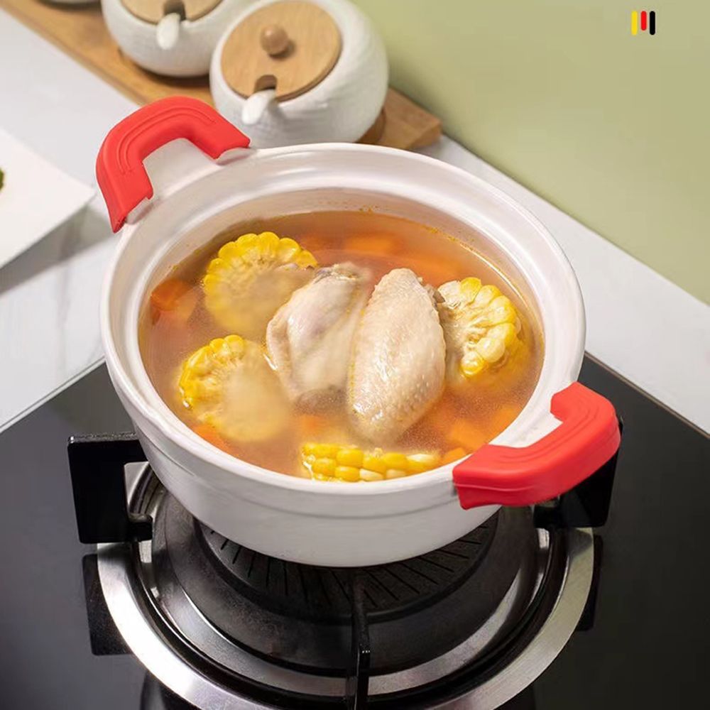 2 pçs silicone anti-escalda po - Cast Iron Corn avaliação e preço