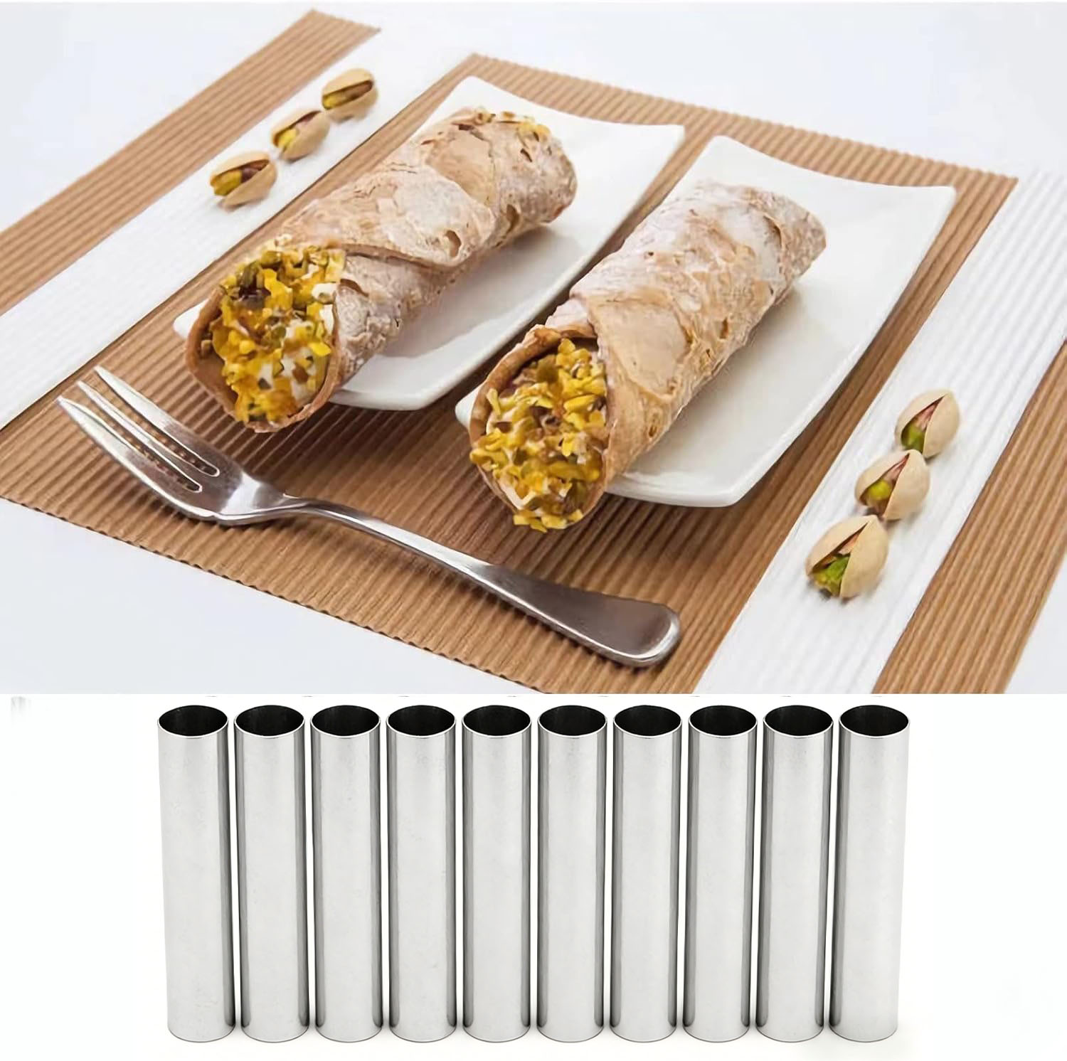 10/20 Peças de Tubos para Cann - Danish Pancake Pan avaliação e preço