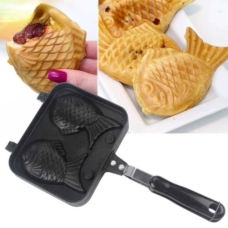 Cozinha japonesa taiyaki duplo - Egg Waffle Pan avaliação e preço