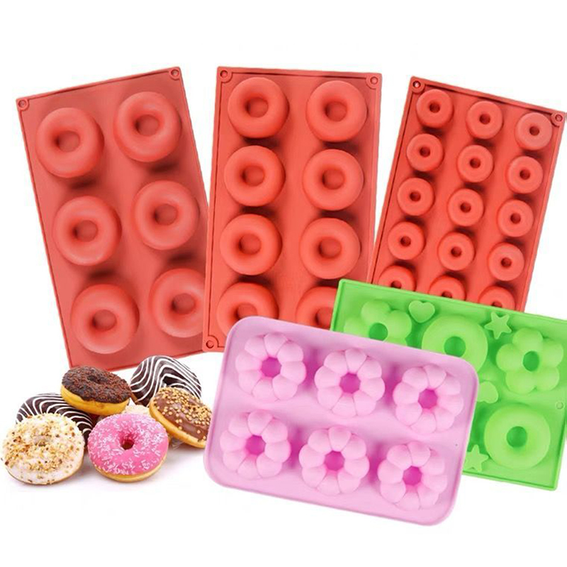 Silicone donut maker 3d diy co - Donut Mold Silicone avaliação e preço