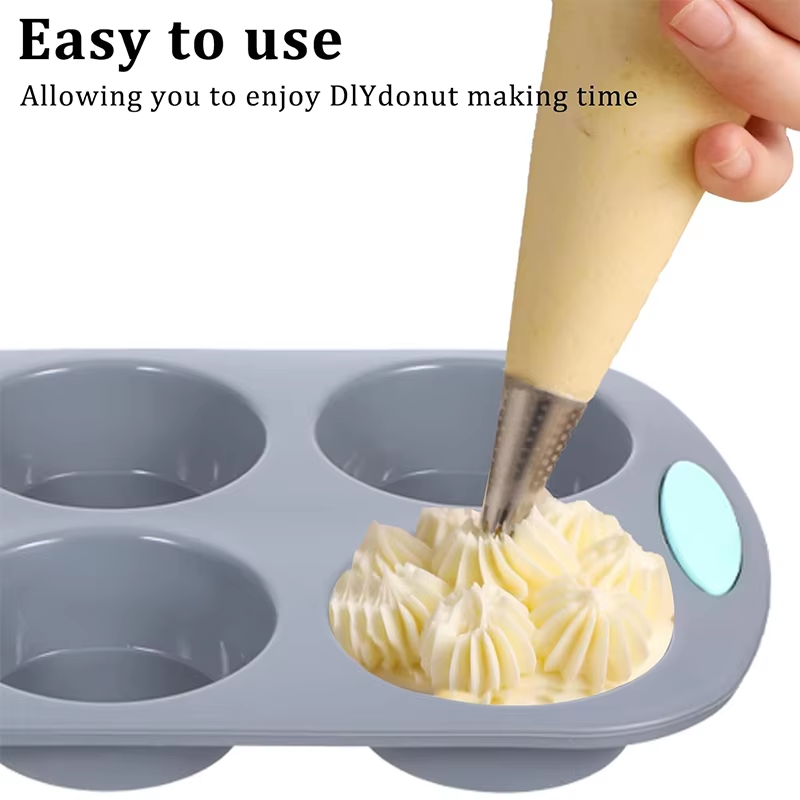Moldes de bolo canelados de si - Donut Mold Silicone avaliação e preço