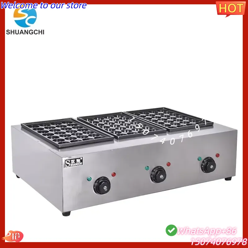 Nova Máquina Comercial Japones - Takoyaki Grill Plate avaliação e preço