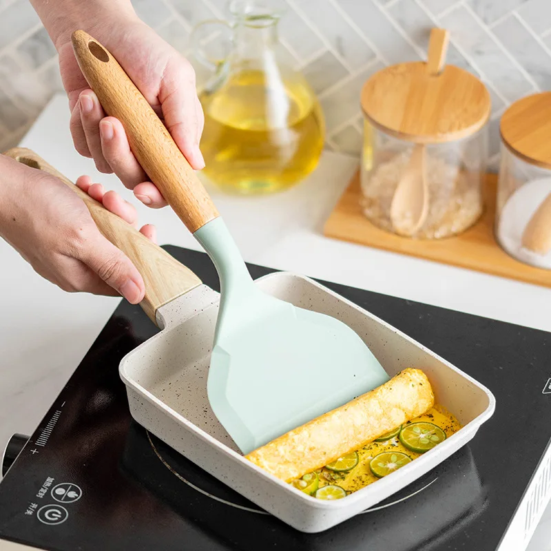 Espátula de silicone de boca l - Okonomiyaki Spatula avaliação e preço